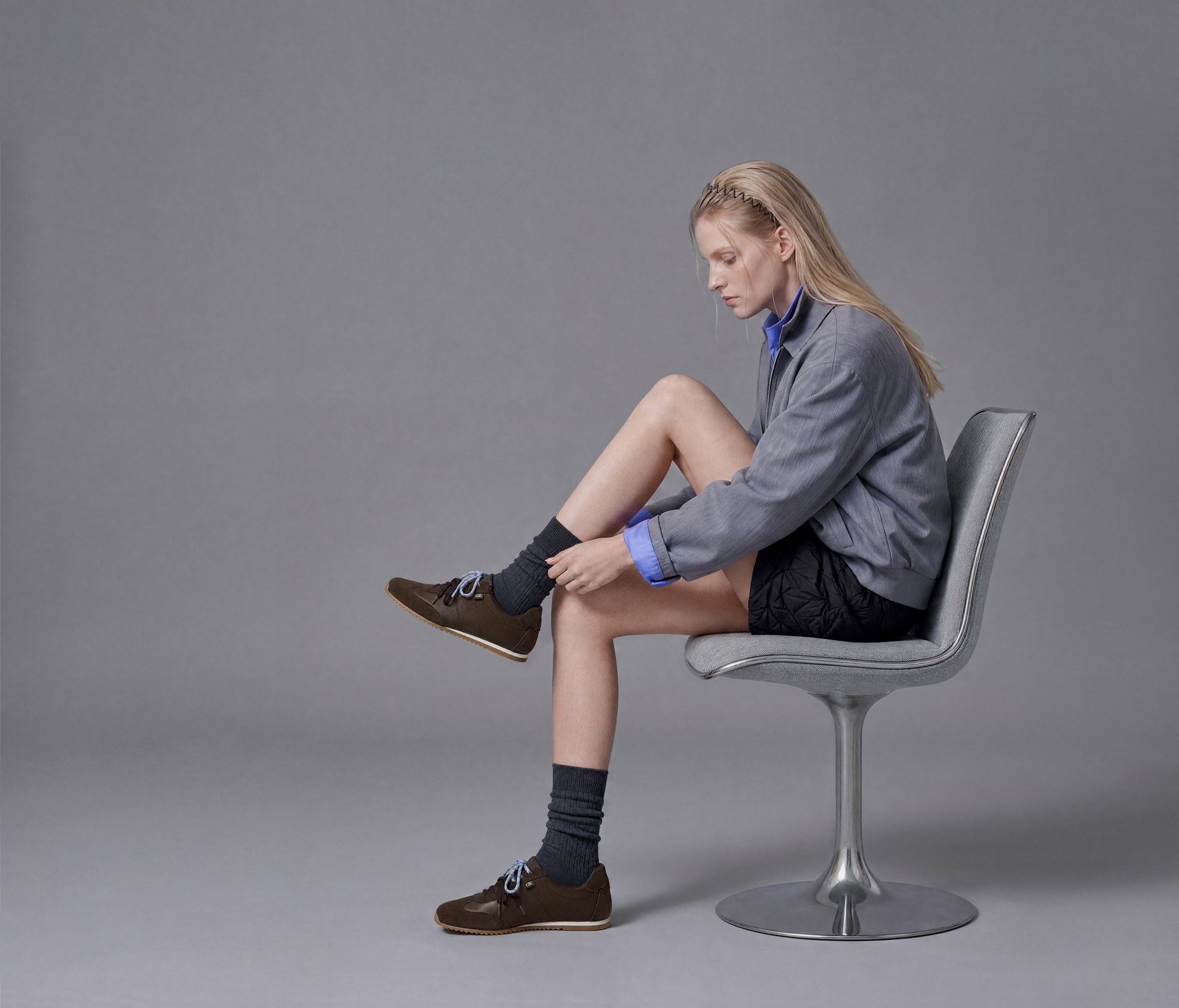 CK Fall 26 — Suede Sneaker