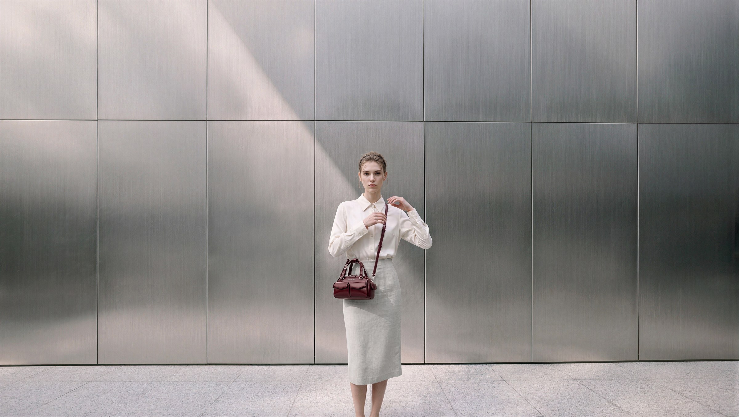 CK Fall 26 — Burgundy Bowler