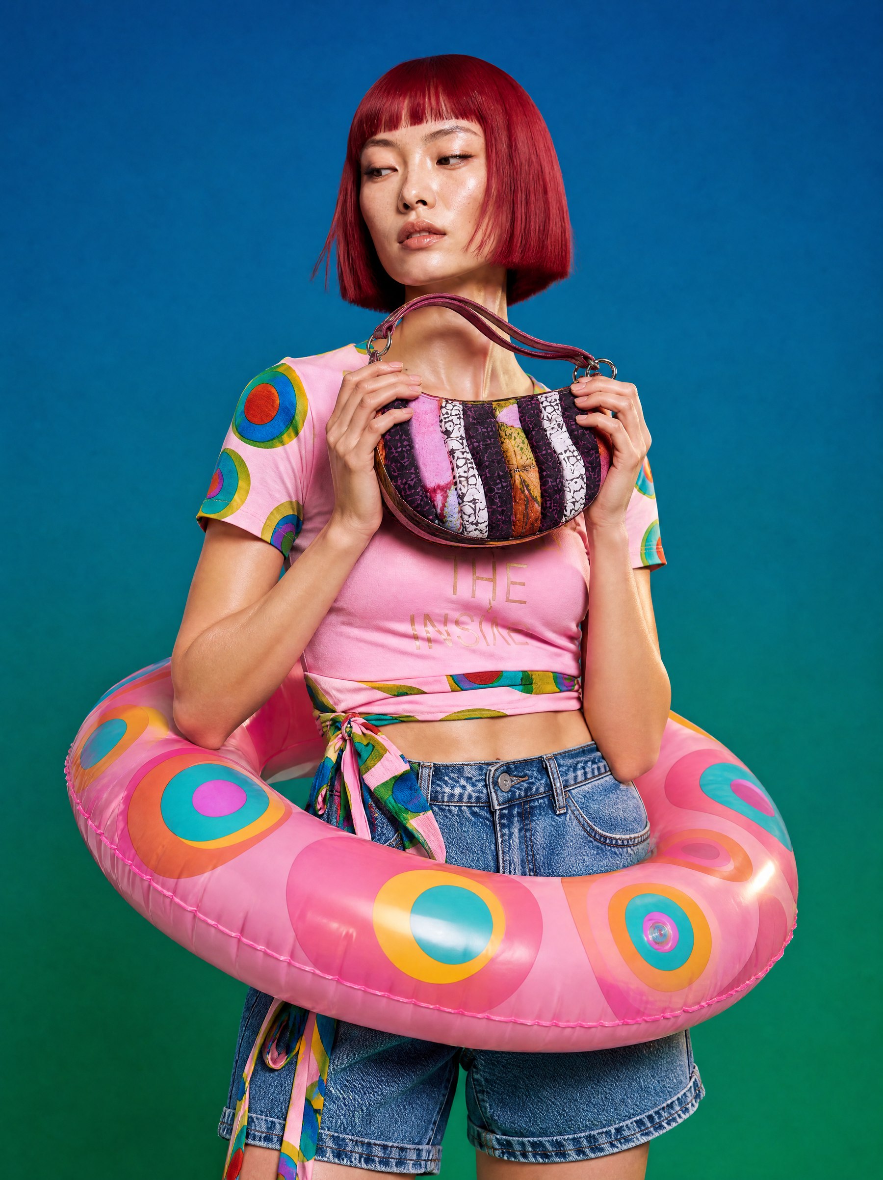 Desigual — pool ring and shoulder bag