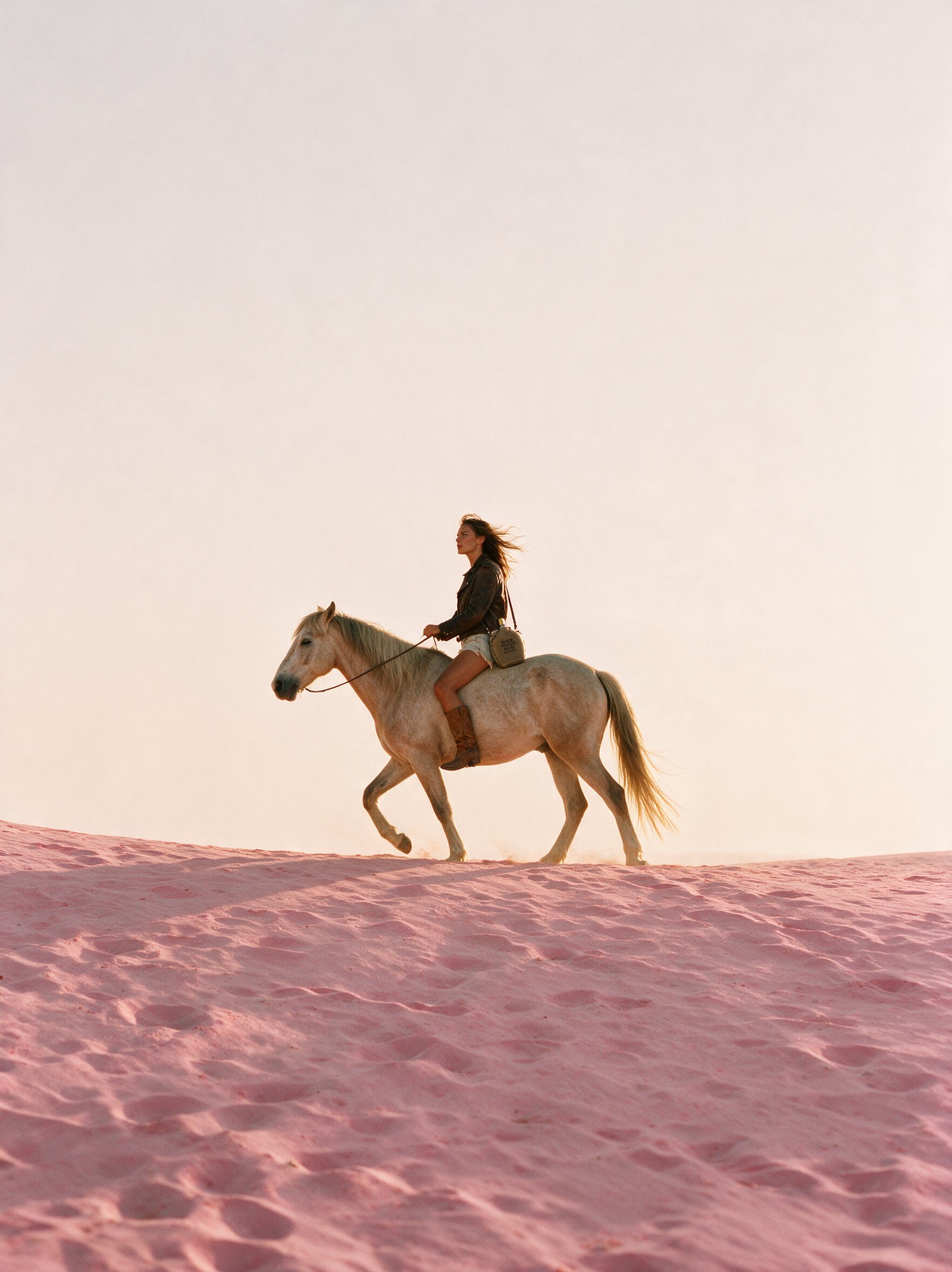 Diesel — riding the dune ridge