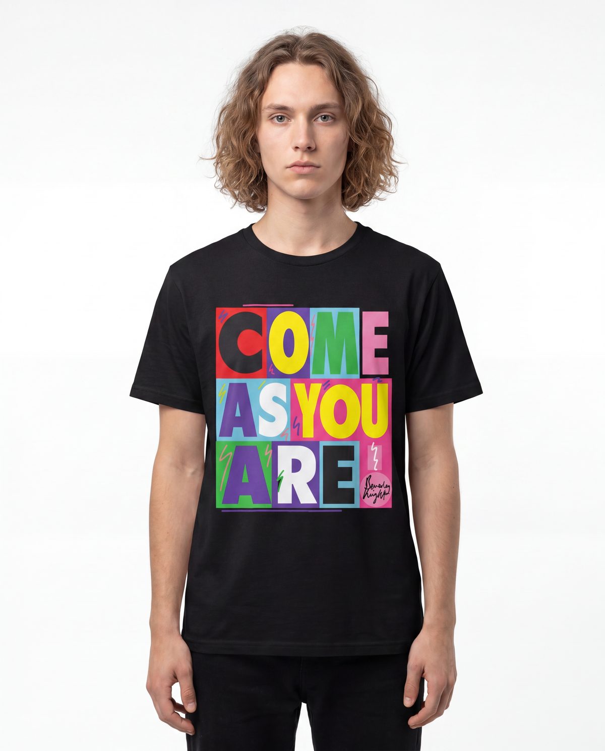 Come As You Are — Black Tee