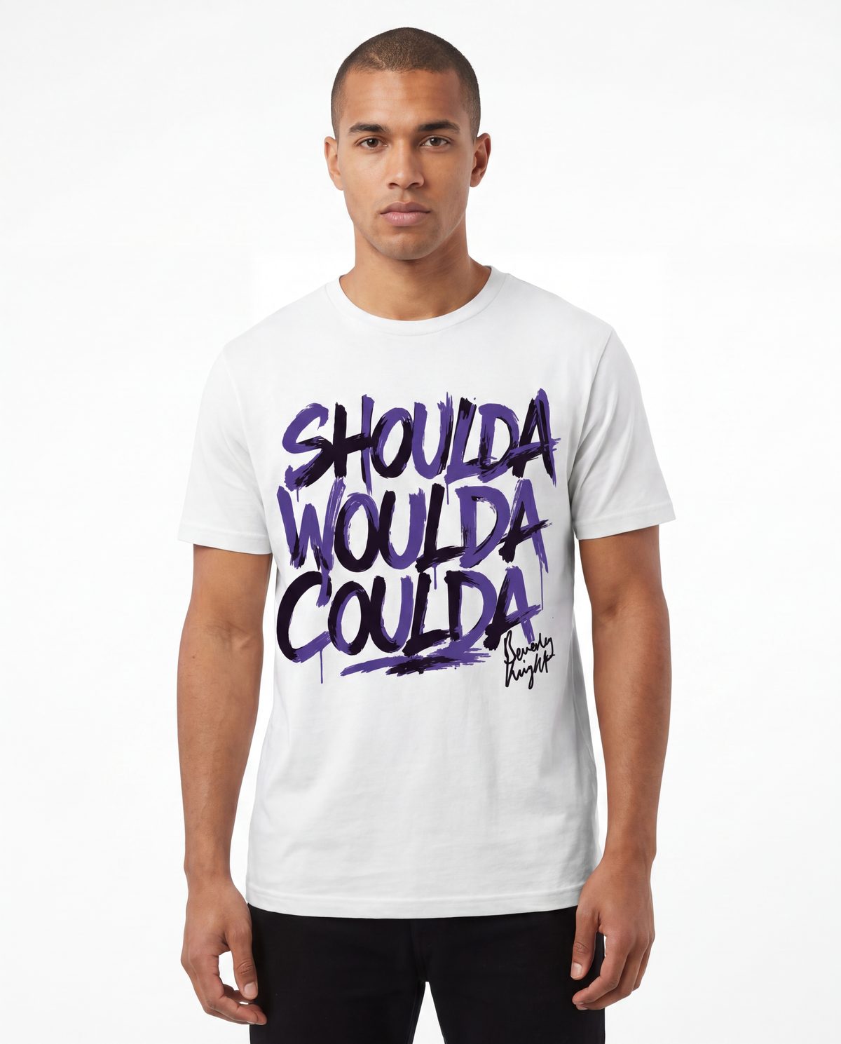 Shoulda Woulda Coulda — White Tee