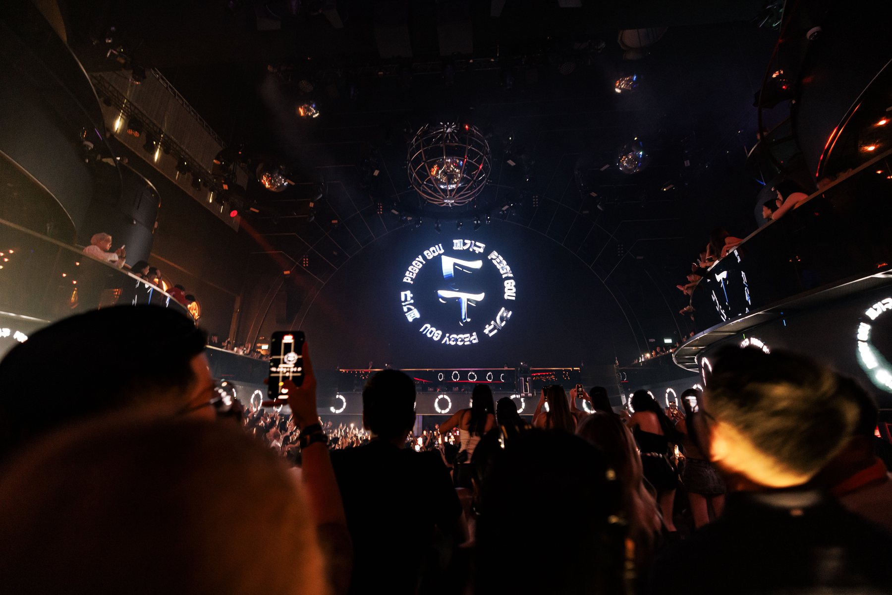 Peggy Gou — the crowd and screen