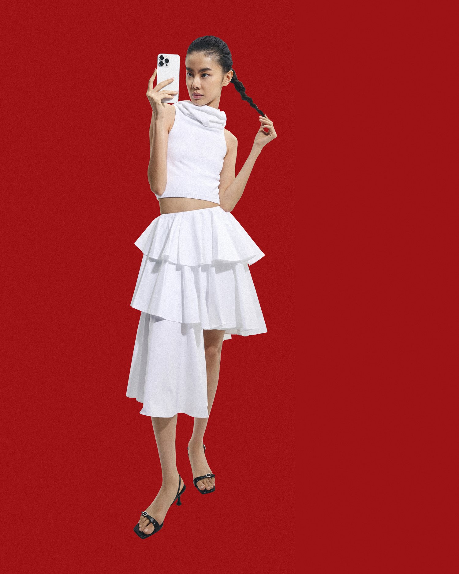 Charles & Keith — studio, red