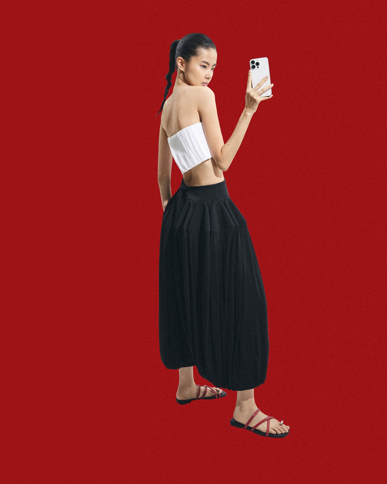 Charles & Keith — studio, red